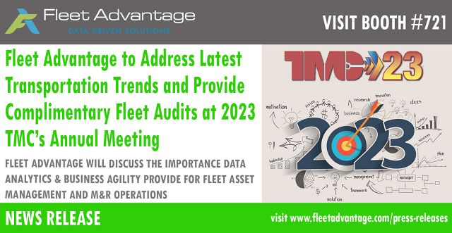 Fleet Advantage to Address Latest Transportation Trends, Complimentary Fleet Audits