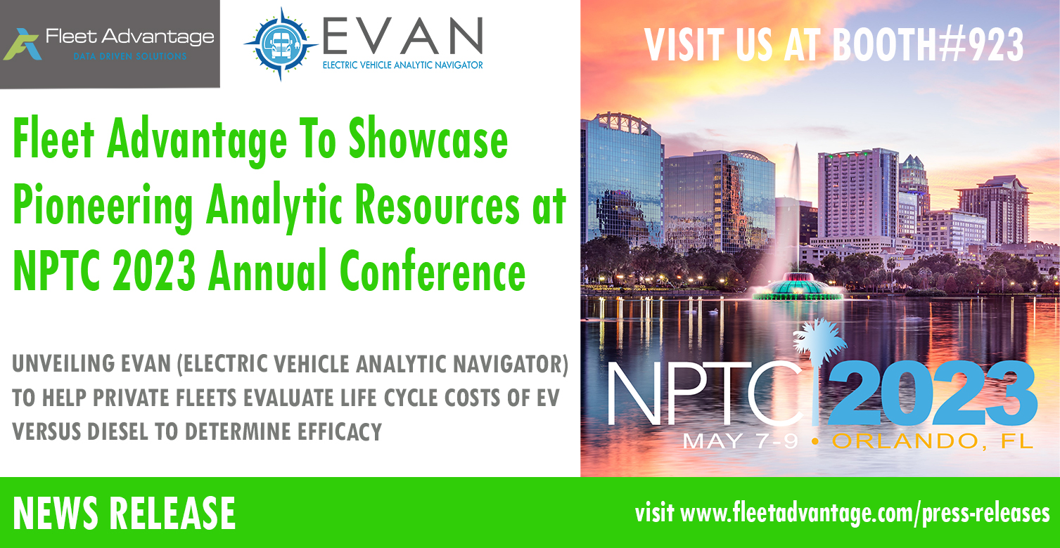 Fleet Advantage To Showcase Pioneering Analytic Resources at NPTC 2023 Annual Conference