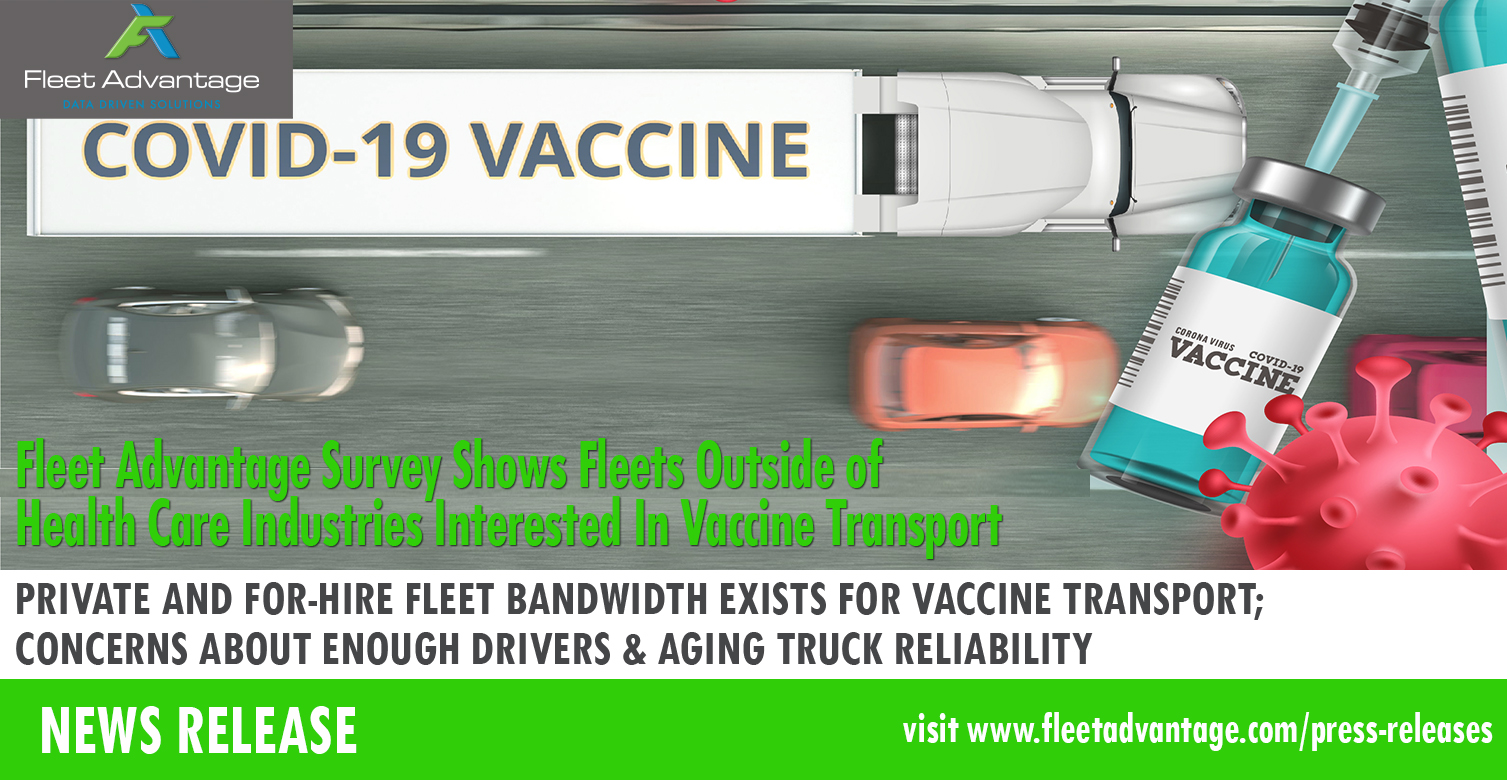 Fleet Advantage Survey Shows Fleets Outside of Health Care Industries Are Interested In Vaccine Transport