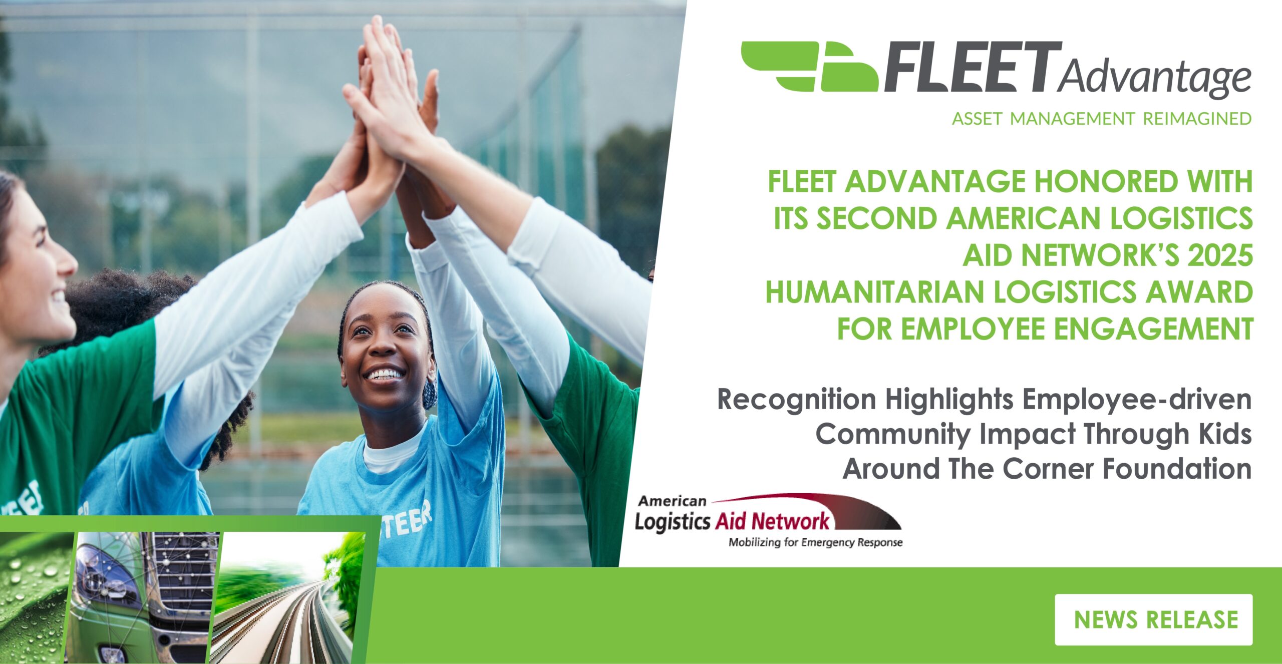 FLEET ADVANTAGE HONORED WITH ITS SECOND AMERICAN LOGISTICS AID NETWORK’S 2025 HUMANITARIAN LOGISTICS AWARD FOR EMPLOYEE ENGAGEMENT
