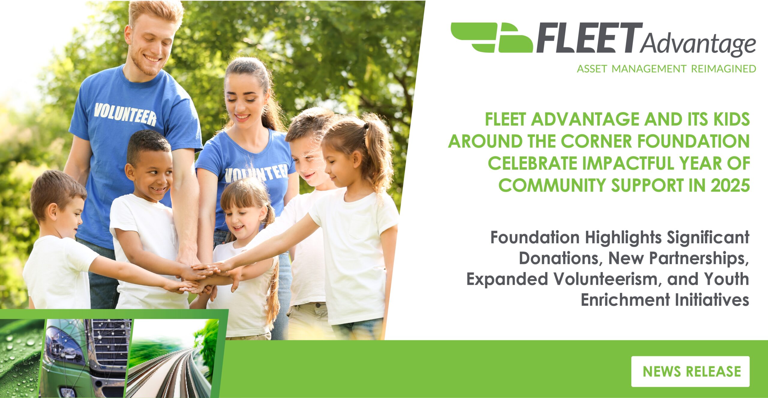 FLEET ADVANTAGE AND ITS KIDS AROUND THE CORNER FOUNDATION CELEBRATE IMPACTFUL YEAR OF COMMUNITY SUPPORT IN 2025